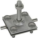 Dehn Clamp pour borne fixe de mise à la terre M12 StSt V4A -, Verzenden