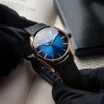 H.Moser & Cie. - Pioneer Centre Seconds Blue Fume Rose Gold, Nieuw