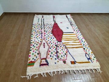 Berber - Vloerkleed - 255 cm - 154 cm - Azilal-tapijt,, Huis en Inrichting, Stoffering | Tapijten en Vloerkleden, Nieuw