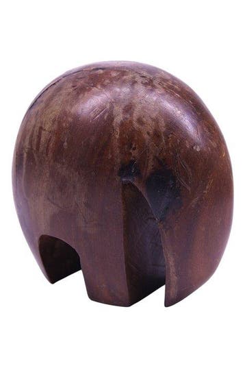 Decoratief ornament - Premium Mahogany Wood Elephant - Brits, Antiek en Kunst