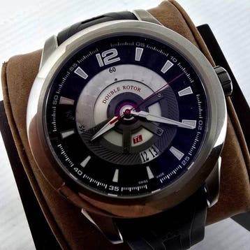 Perrelet - Titanium Double Rotor - A5002/2 - Heren -, Nieuw