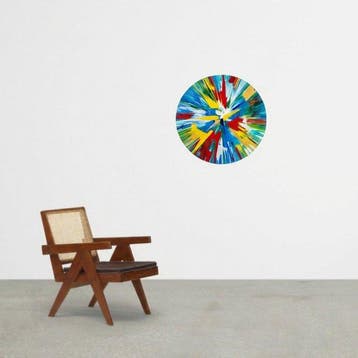 Damien Hirst (1965) - Gold Spin painting