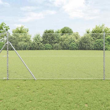 vidaXL zeshoekig gaashek met grondbevestiging 50 x 1,4 m, Verzenden