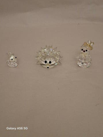 Swarovski - Figuur - Lotto animali Swarovski (3) - Glas