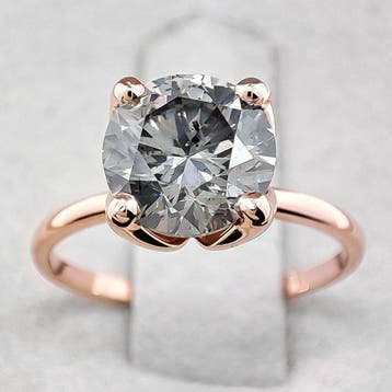 Zonder minimumprijs - Ring - 14 karaat Roségoud - 2.50ct., Nieuw
