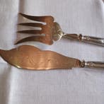 Couverts de service à légumes (2) - Argent 950 - Couvert de, Antiek en Kunst