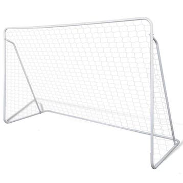 vidaXL Voetbaldoelset hoogwaardig 240x90x150 cm staal, Verzenden, Nieuw