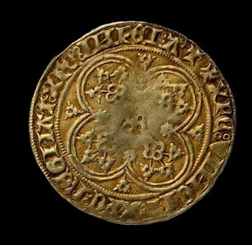Nederland, Holland Filips de Goede. Gouden schild 1428 -
