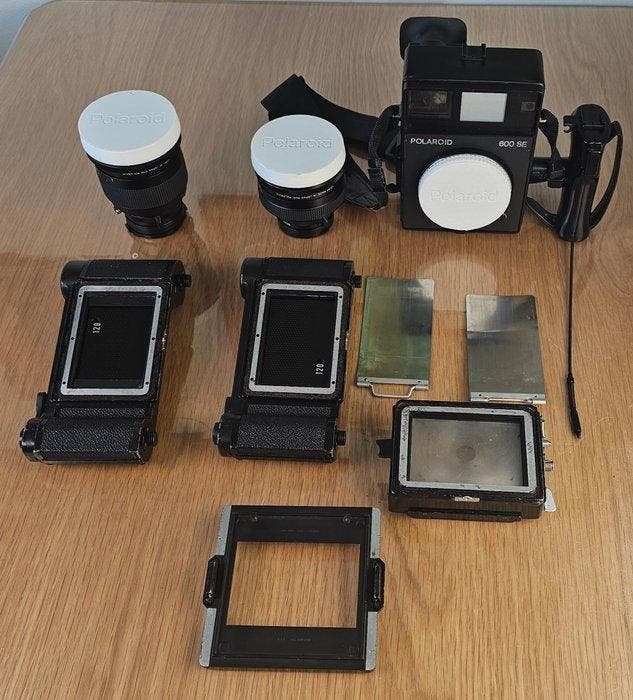 Polaroid 600 SE Complete Medium Format Set – Mamiya 127mm &, Audio, Tv en Foto, Fotocamera's Analoog