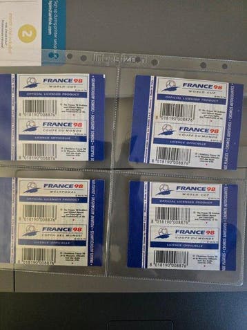 1998 Panini WC France 98 Original edition - 4 Pack -