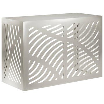 vidaXL Air Conditioner Hoes zilver 90 x 40 x 60 cm Roestvrij, Electroménager, Climatiseurs, Verzenden
