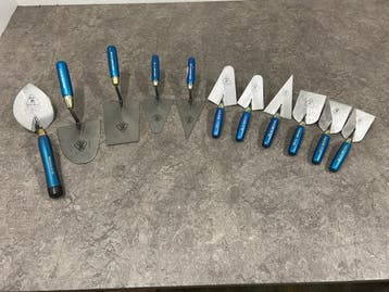 Veiling - Jung Henkelmann stukadoorsgereedschap set 11-delig, Nieuw