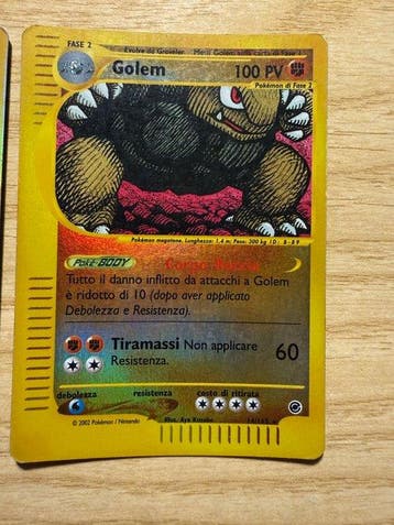 Pokémon Card - Skarmory, Golem Reverse holo - WOTC -, Nieuw