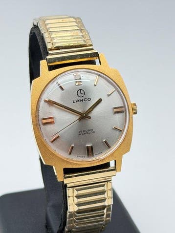 Lanco - incabloc swiss made gold plated - Sans prix de, Nieuw