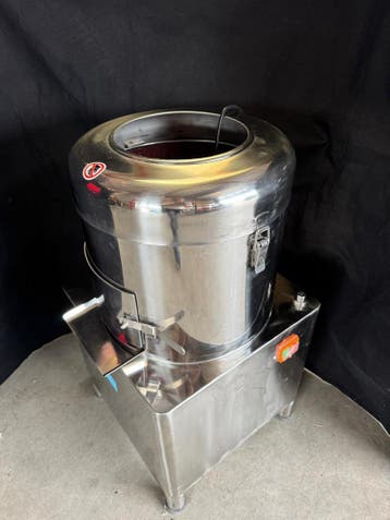 Aardappelschrapmachine – 9 kg capaciteit | 160 kg/uur | 220V, Ophalen, Nieuw in verpakking