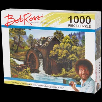 Bob Ross - Old Mill Puzzel 1000 Stukjes – Premium Kwaliteit, Verzenden, Nieuw