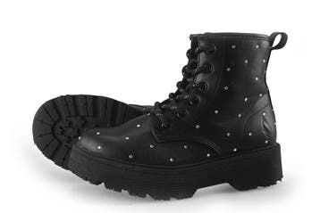 Skechers Veterboots Meisjes in maat 31 Zwart, Verzenden, Jongen of Meisje, Schoenen, Skechers