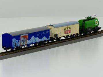 Schaal H0 Piko 54878 54544 57732 DB Goederenwagons #1063, Hobby en Vrije tijd, Modeltreinen | H0, Wagon, Zo goed als nieuw, Analoog