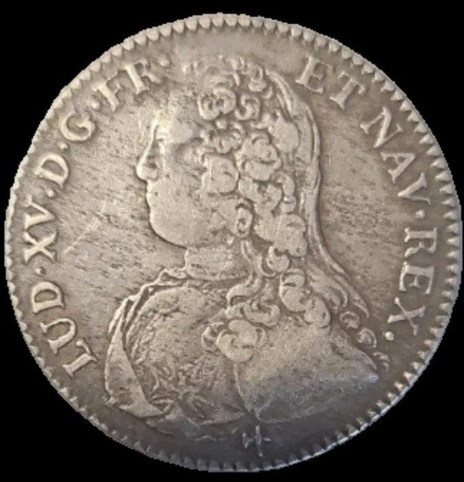 Frankrijk. Louis XV (1715-1774). 1/2 Écu 1729 R (Orleans), Postzegels en Munten, Munten | Europa | Niet-Euromunten