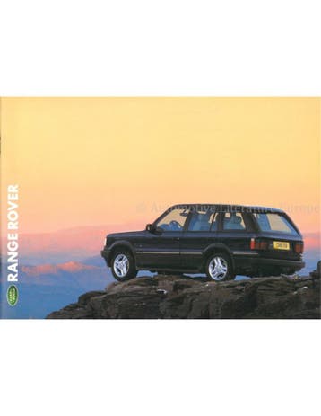 2000 RANGE ROVER BROCHURE ENGELS, Nieuw