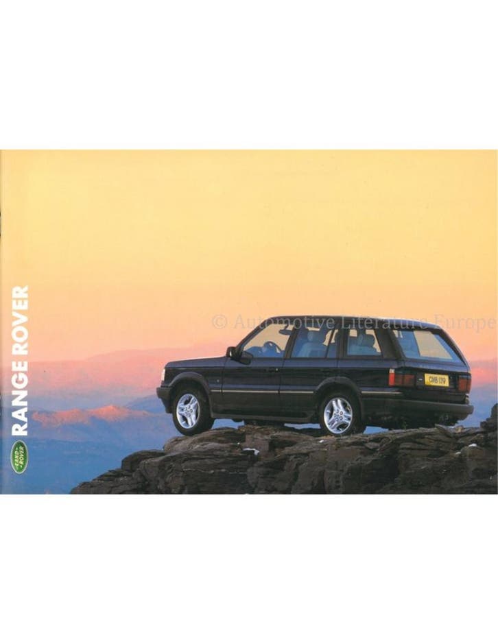 2000 RANGE ROVER BROCHURE ENGELS, Boeken, Auto's | Folders en Tijdschriften