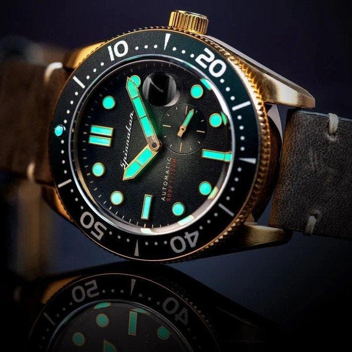 Spinnaker - Automatic - Swiss Super Luminova - Sapphire -, Handtassen en Accessoires, Horloges | Heren