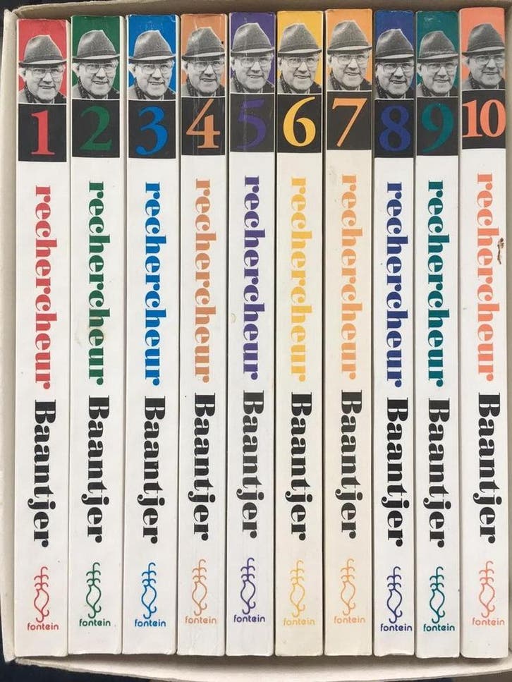 Rechercheur Baantjer van Bureau Warmoesstraat 10 delen, Livres, Thrillers, Envoi