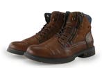Mustang Veterboots in maat 43 Cognac, Overige kleuren, Verzenden, Boots, Mustang