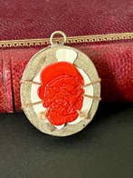 Reliekhouder - geplateerd met zilver - 1850-1900 - Sint Ch., Antiquités & Art