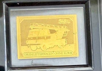 Tsjaad. 3000 Francs Drehleiterwagen, 2 x 1/1000 Oz (Zonder, Postzegels en Munten
