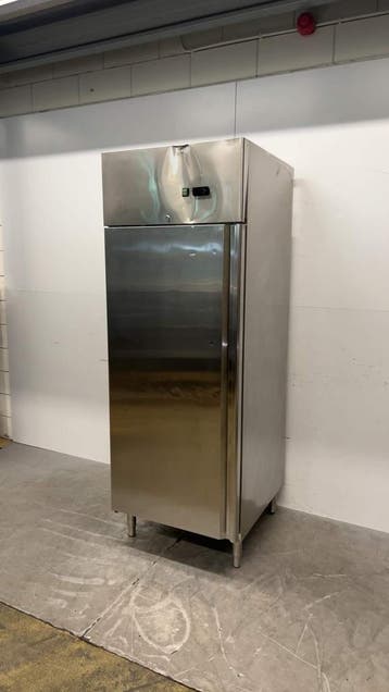 Congélateur en acier inoxydable GN650F1, 550 litres, 74 x 82, Verzenden