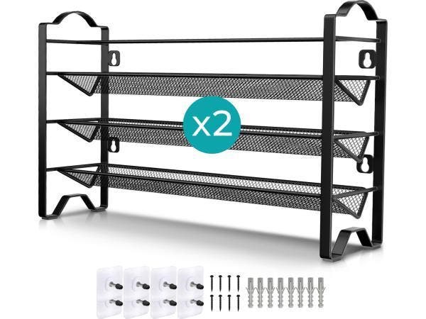 Veiling - 2x Soothe Kruidenrek Staand en Ophangbaar voor 24, Huis en Inrichting, Keuken | Keukenbenodigdheden