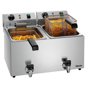 Friteuse | SNACK IV PLUS | Elektrisch | 9+9L | 50°C/190°C |, Verzenden, Nieuw in verpakking