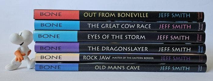 Bone - Volumes 1-6 HC (Cartoon Books) B&W Edition (first, Boeken, Strips | Comics