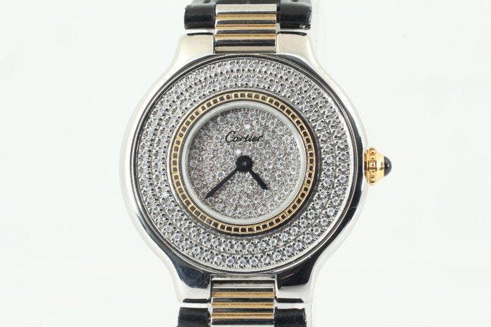 Cartier - Must de Cartier 21 - 9011 - Femme - 1980-1989, Handtassen en Accessoires, Horloges | Heren