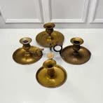 French Antique - Petit bougeoir - Laiton doré