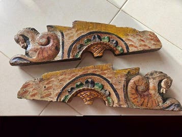 Decoratief ornament - Italië - Antieke Siciliaanse kar