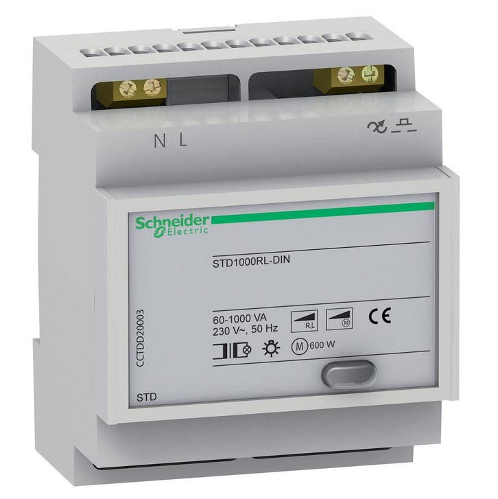 Schneider Electric Dimmer RL-DIN STD1000VA 1000W -, Doe-het-zelf en Bouw, Elektriciteit en Kabels, Verzenden