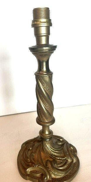Petit bougeoir - Bronze doré - Bougeoir électrifié