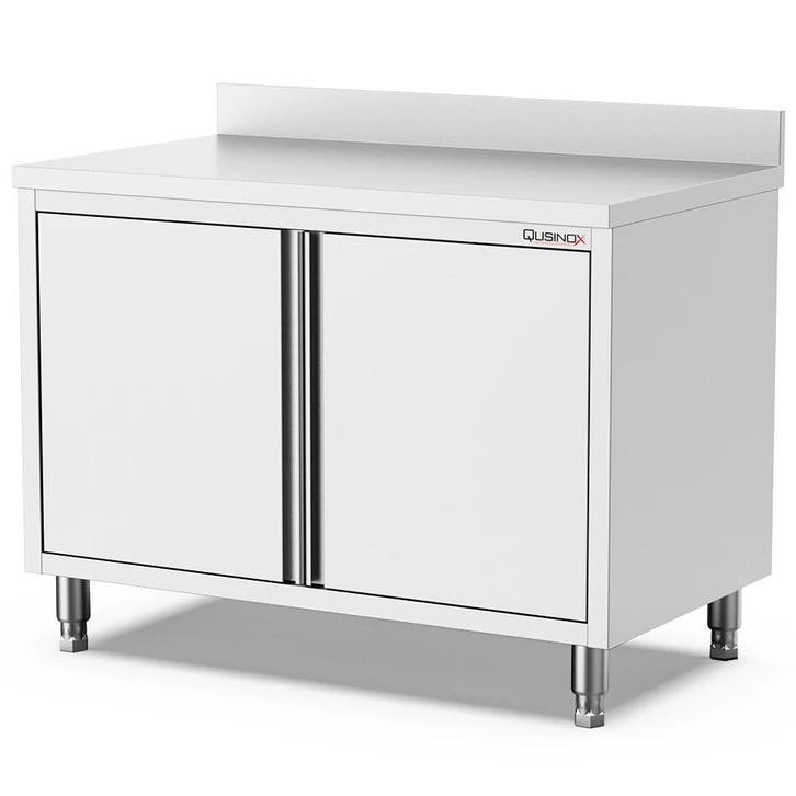 Werkbank | 700 LINE | RVS | Draaideuren | Achteropstand |, Articles professionnels, Horeca | Équipement de cuisine, Envoi