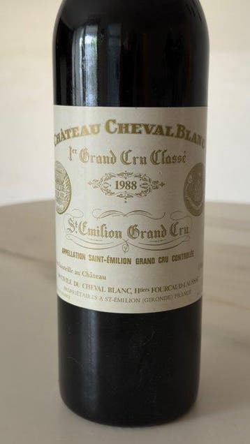 1988 Château Cheval Blanc - Bordeaux, Saint-Émilion 1er, Verzamelen, Nieuw