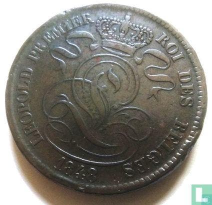 België 10 centime 1848, Timbres & Monnaies, Monnaies | Belgique, Envoi