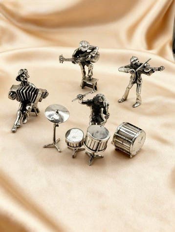 Figuur - Musicos en plata (5) - .925 zilver