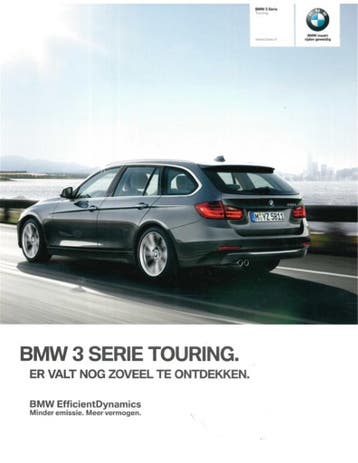 2014 BMW 3 SERIE TOURING BROCHURE NEDERLANDS, Ophalen of Verzenden, Nieuw