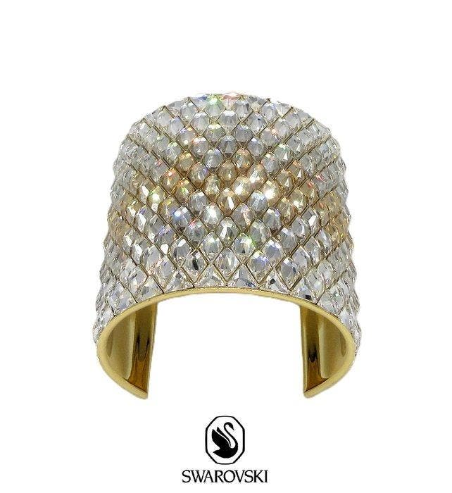 Swarovski - NOTORIOUS - Slangenhuid-ontwerp, Kristallen,, Antiquités & Art, Curiosités & Brocante