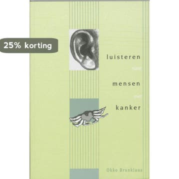 Luisteren naar mensen met kanker / Skillslab-serie, Verzenden, Zo goed als nieuw, Okko Brunklaus