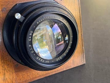 O.I.P Gand Miror f4,5/210mm lens for 4x5 and 5x7 inch