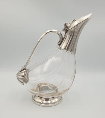 Karaf - Verzilverd, Glas