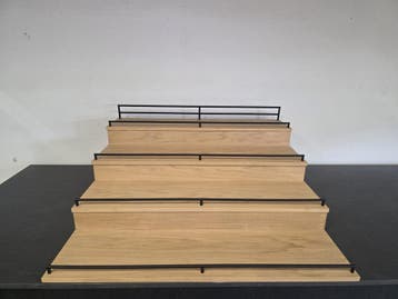 Houten Presentatie Broodschap met 4 Etages – B100 x D97 x