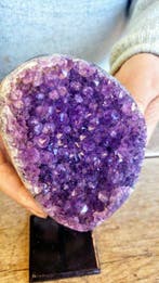 Grote amethist-druse - cluster Vrije vorm - Hoogte: 18 cm -
